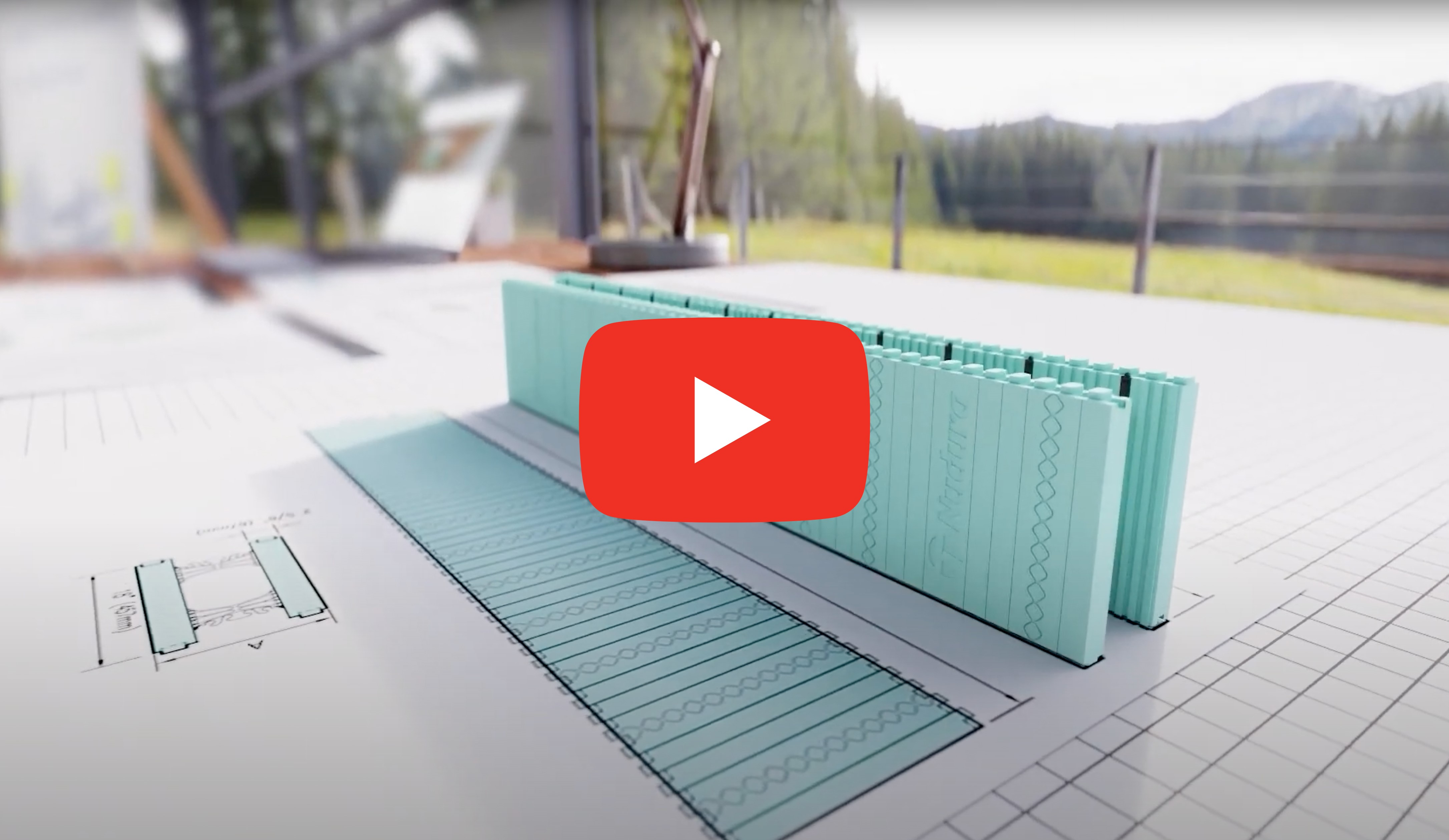 Módulos de aislamiento de hormigón Nudura